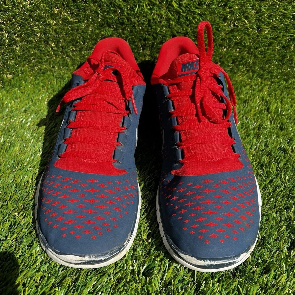 Nike Shoes Men Size 11 Free 3.0 v4 Gray & Blue Running Comfort